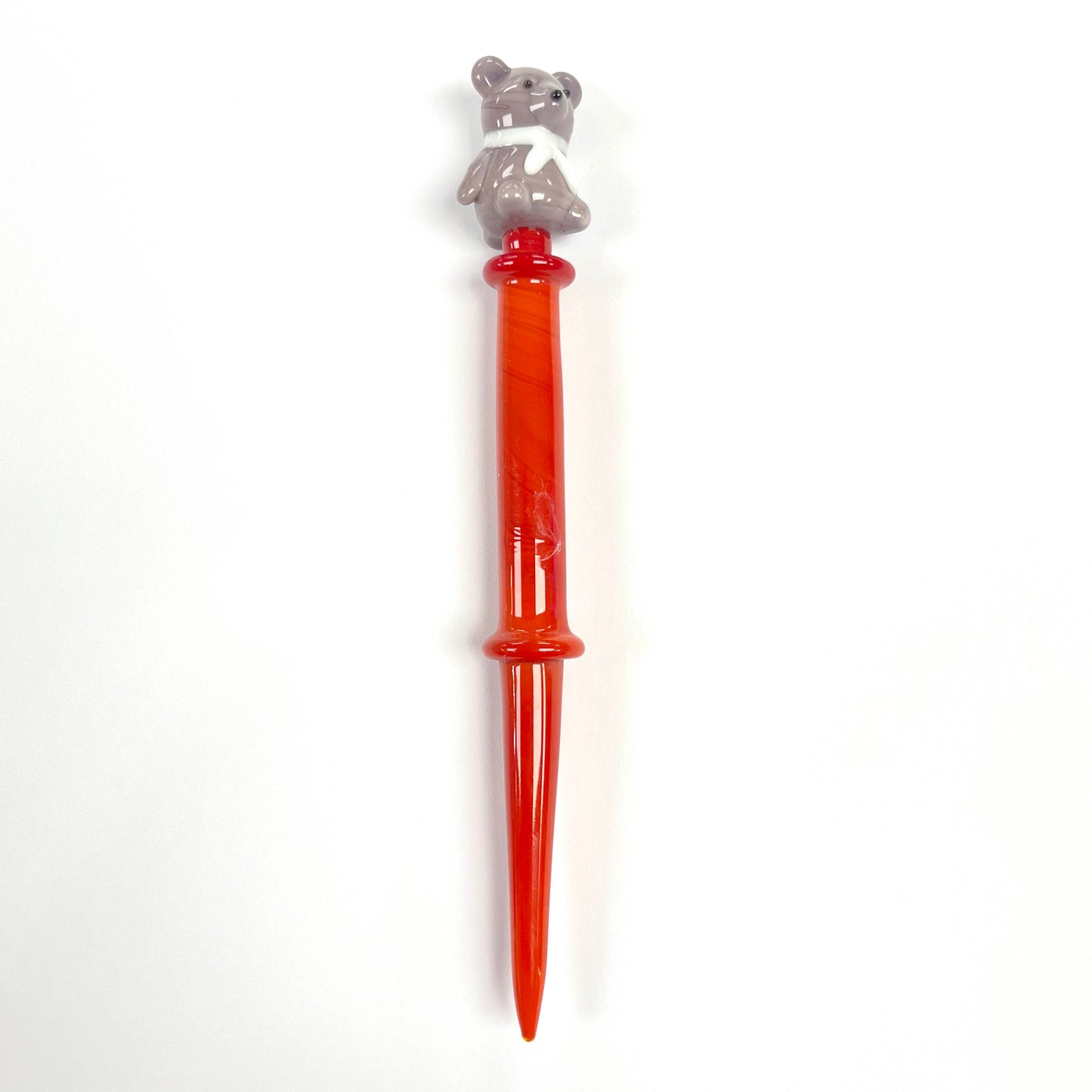 Bear shape glass dabber