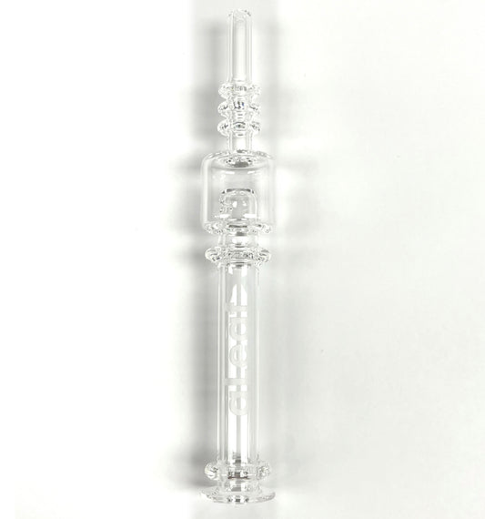 ALEAF GLASS NECTAR COLLECTOR FROSTED STRAW