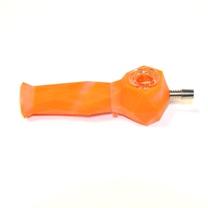 Silicon body with scoop nectar collector orange color