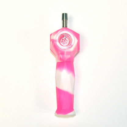 Silicon body nectar collector Pink color