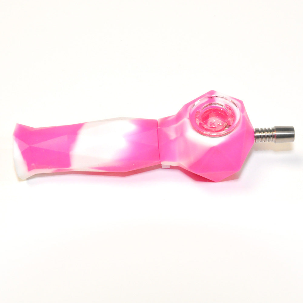 Silicon body nectar collector Pink color